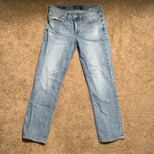 4/27 cropped Lucky Brand jeans
